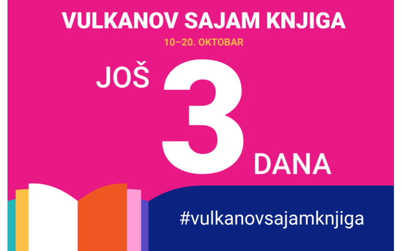 Tri dana do Vulkanovog sajma knjiga – popusti do 70%