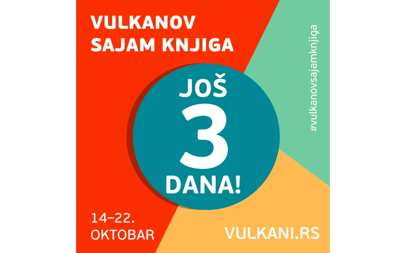 Još tri dana do kraja Vulkanovog sajma knjiga