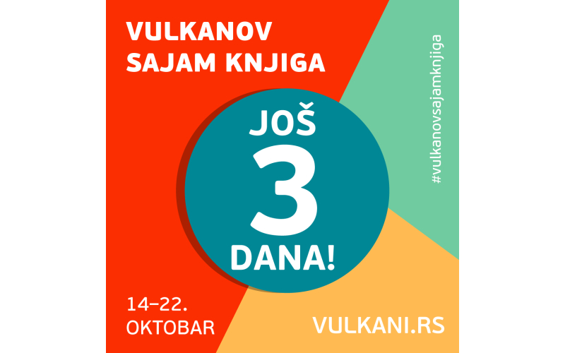 Pripremite se – za tri dana počinje Vulkanov sajam knjiga