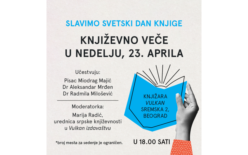 Književno veče povodom Svetskog dana knjige