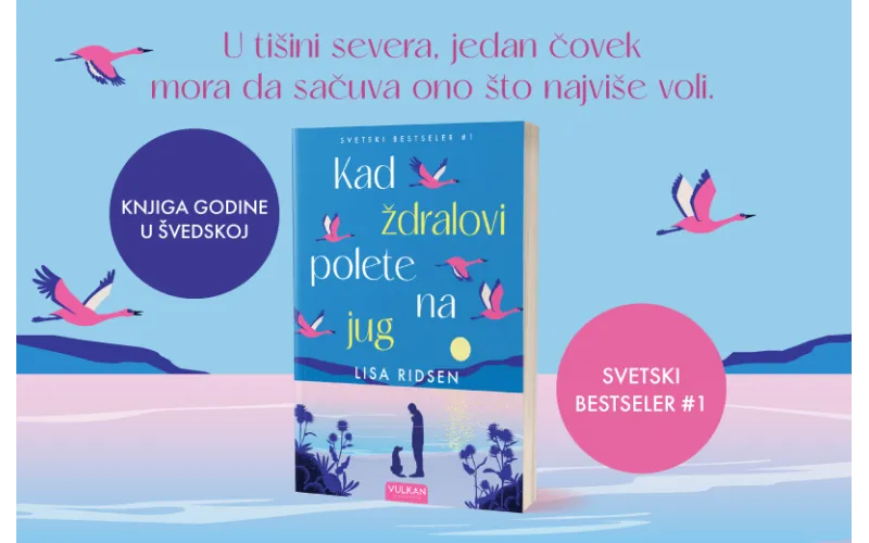 Roman koji dira u srce: „Kad ždralovi polete na jug“ u prodaji