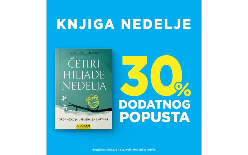 „Četiri hiljade nedelja: Organizacija vremena za smrtnike“ – knjiga nedelje Vulkan izdavaštva