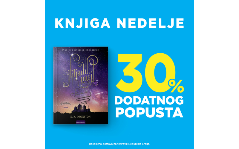 YA roman „Hiljadu noći“ E. K. Džonston – knjiga nedelje Vulkan izdavaštva