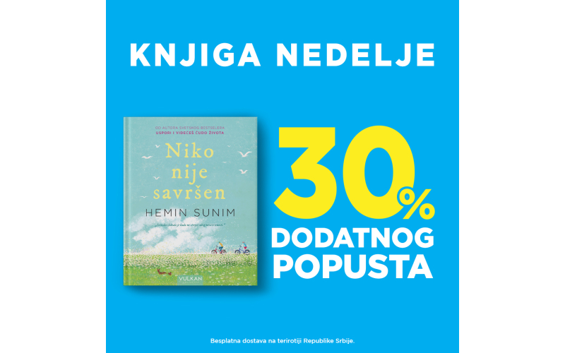 „Niko nije savršen“ Hemina Sunima – knjiga nedelje Vulkan izdavaštva