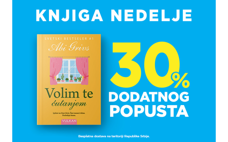 „Volim te ćutanjem“ Abi Grivs – knjiga nedelje Vulkan izdavaštva