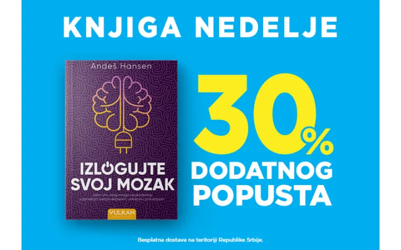 „Izlogujte svoj mozak“ Andeša Hansena – knjiga nedelje Vulkan izdavaštva