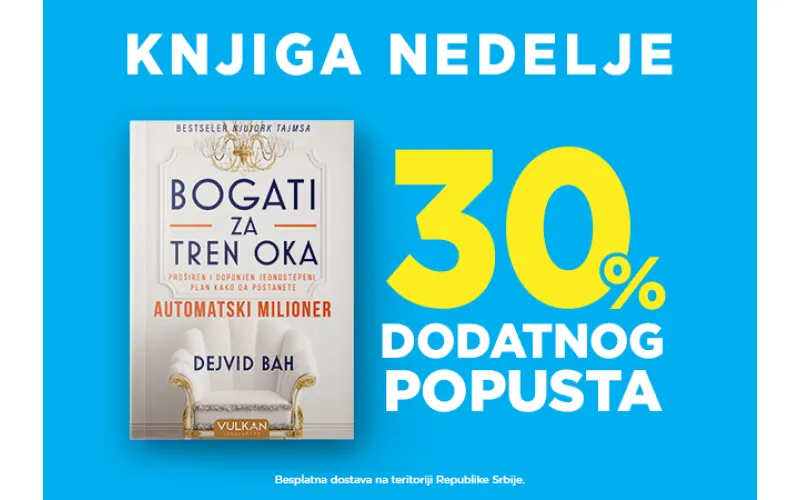 „Bogati za tren oka“ – knjiga nedelje Vulkan izdavaštva