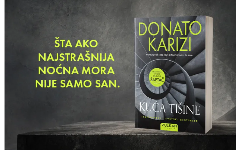 Majstor modernog trilera ima novi roman: Donato Karizi otvara vrata „Kuće tišine“