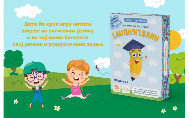 Vicevi na engleskom jeziku: „Laugh’n’learn“ edukativne karte Mirjane Milenić uskoro u prodaji