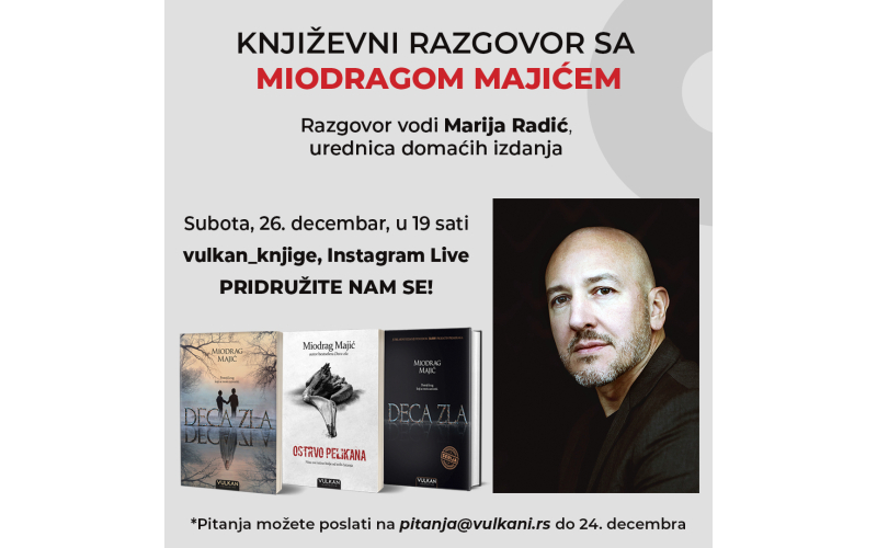 Razgovor o književnosti sa Miodragom Majićem