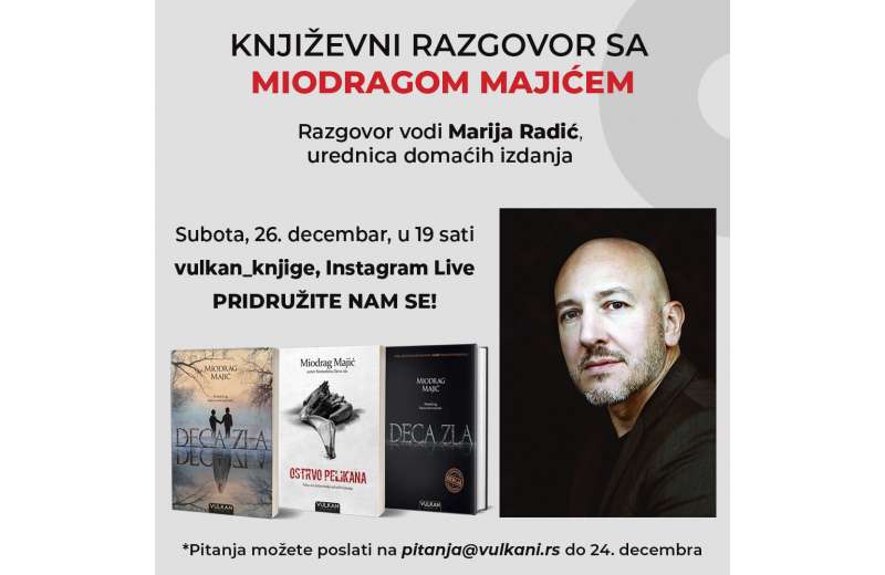 Razgovor o književnosti sa Miodragom Majićem