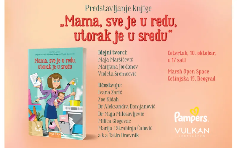 Predstavljanje knjige „Mama, sve je u redu, utorak je u sredu“