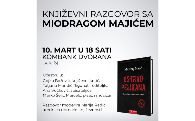 Razgovor sa Miodragom Majićem povodom jubilarnog 40. izdanja romana Ostrvo pelikana