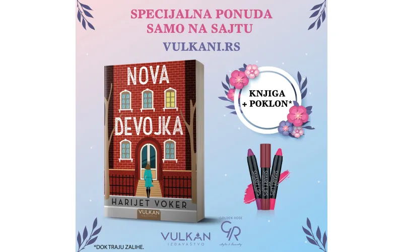 Uz knjigu Nova devojka na poklon dobijate Golden Rose karmin