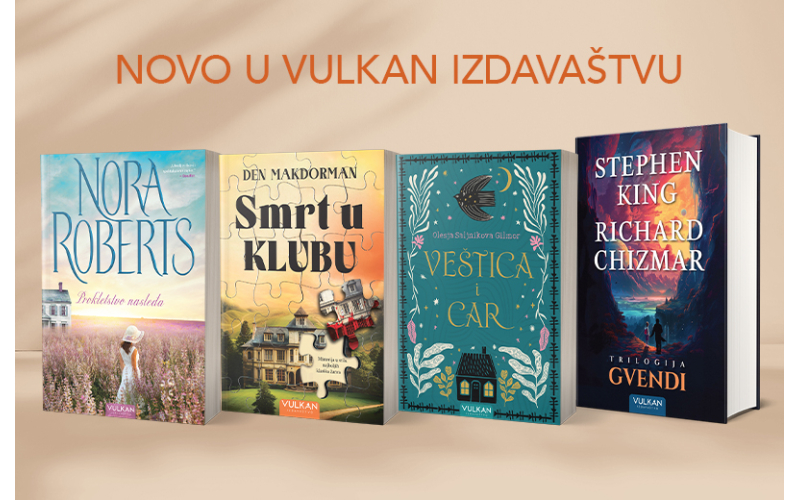 Od genijalnog Kinga do voljene Nore Roberts – noviteti Vulkan izdavaštva