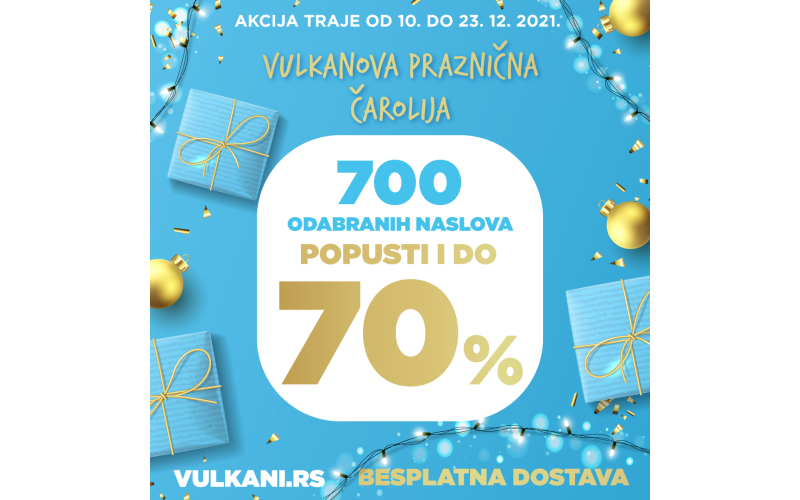 Popusti i do 70% na odabrane knjige Vulkan izdavaštva