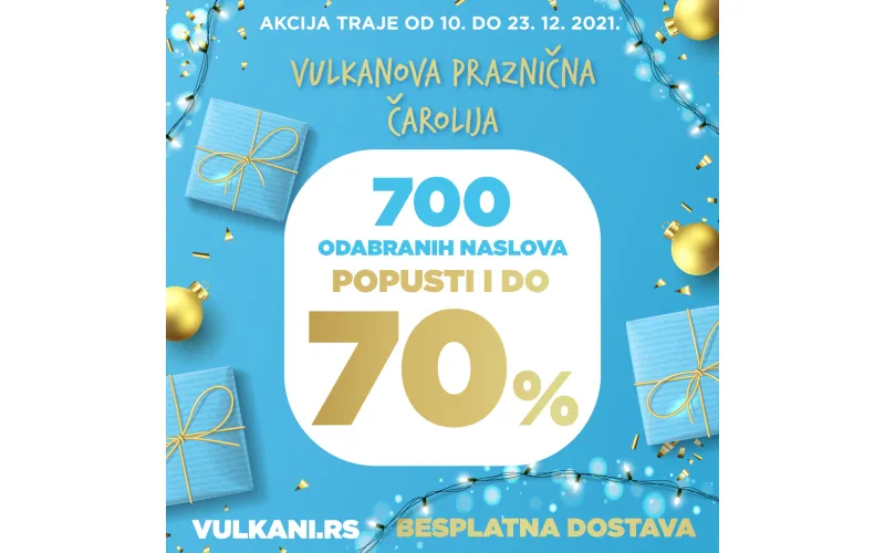 Popusti i do 70% na odabrane knjige Vulkan izdavaštva