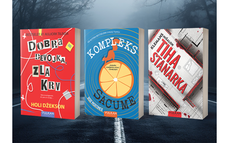 U lavirintu napetosti i intrige: Novi trileri Vulkan izdavaštva
