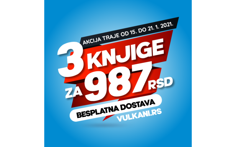 101 razlog da ne propustite novu Vulkanovu akciju – 3 knjige za 987 dinara