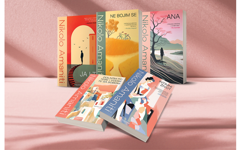 Nezaboravni romani Nikola Amanitija sada u izdanju Vulkan izdavaštva