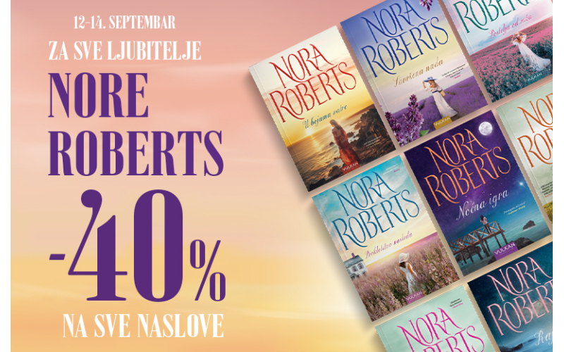 Nora Roberts u „Vulkanu“: Vikend pun ljubavi, misterije i magije uz popust od 40%