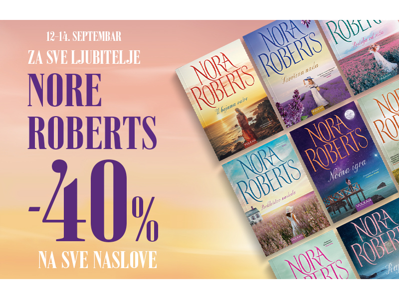 Nora Roberts u „Vulkanu“: Vikend pun ljubavi, misterije i magije uz popust od 40%