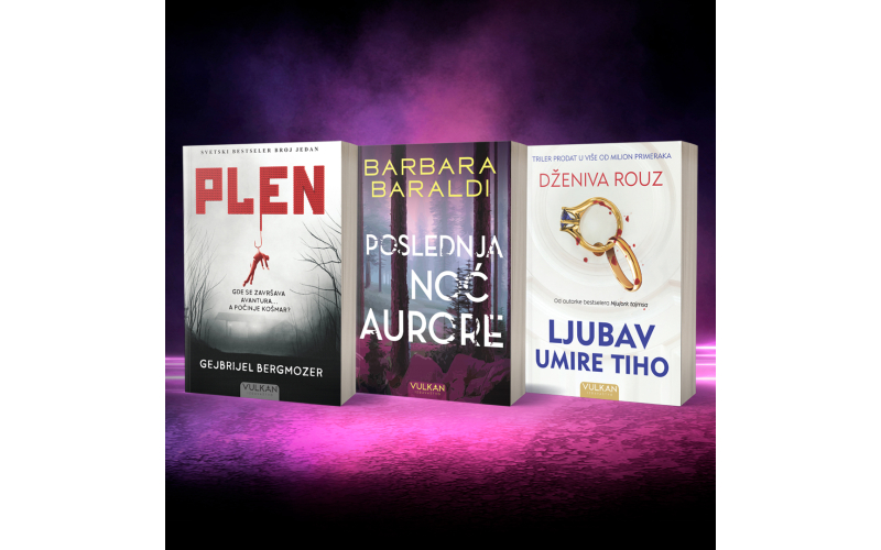Napetost koja će vas prikovati do poslednje stranice: Novi trileri u izdanju Vulkan izdavaštva