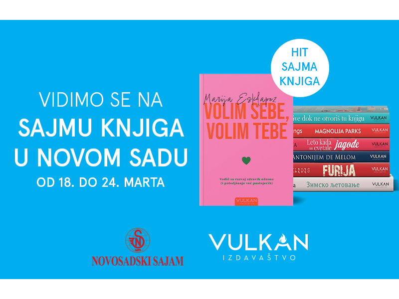 Počinje praznik knjige u Novom Sadu: Vulkan izdavaštvo donosi hit naslove i ekskluzivne promocije