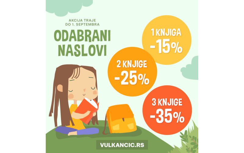 Povratak u školu sa najčitanijim Vulkančić knjigama
