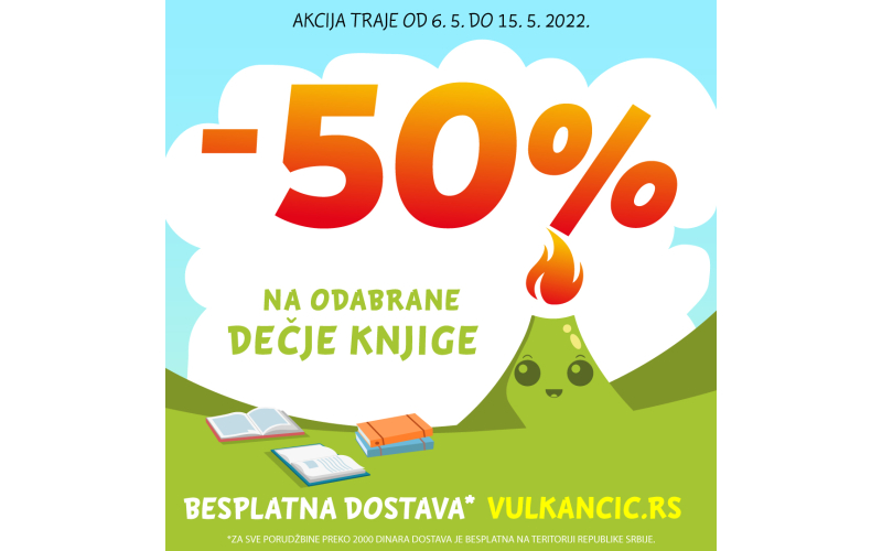 Odabrane Vulkančić knjige upola cene