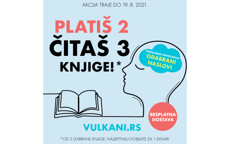 Knjige popularne psihologije na fantastičnoj akciji samo na sajtu Vulkan izdavaštva