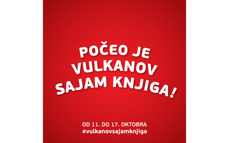 Počeo je Vulkanov sajam knjiga!