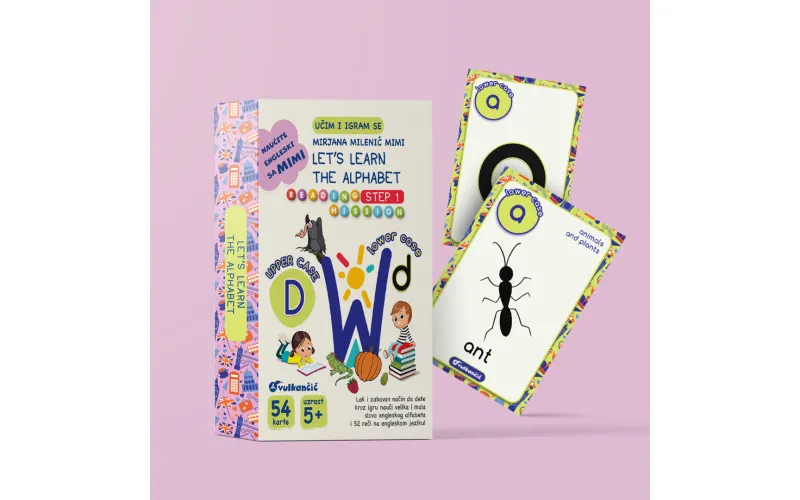 Edukativne karte „Učim i igram se: Let’s Learn the Alphabet“ uskoro u Vulkančiću