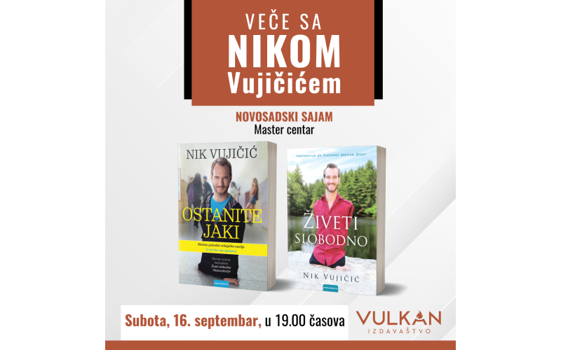 „Veče sa Nikom Vujičićem“ u Novom Sadu