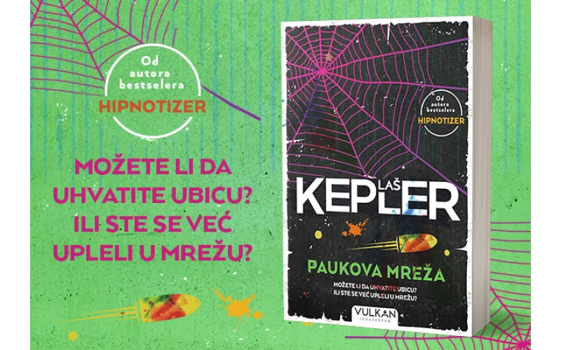 „Paukova mreža“ – najnoviji skandinavski triler poznatog dvojca Laš Kepler uskoro u prodaji