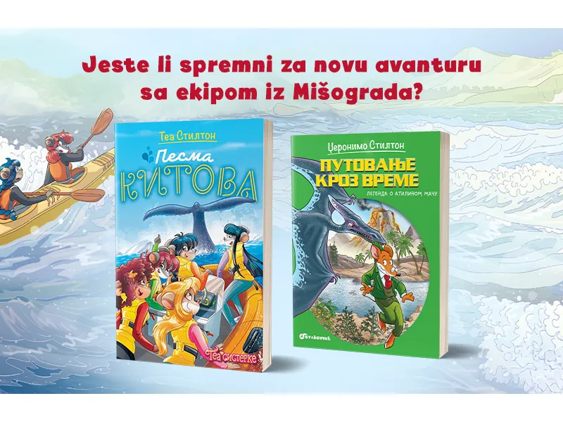 Misterije, putovanja i vremeplov: Novi naslovi iz sveta Tea sisterki i Džeronima Stiltona