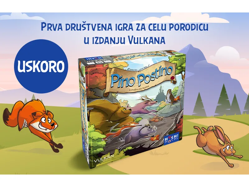 Sjajne novosti iz Vulkana: Igra „Pino Postino: Uzbudljiva trka životinja“ uskoro u prodaji