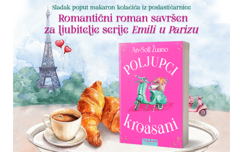 Roman prepun ljubavi i umetničke inspiracije „Poljupci i kroasani“ uskoro u prodaji