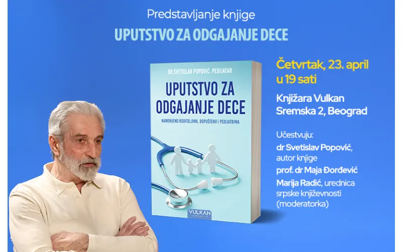Pozivamo vas na promociju knjige dr Popovića, pedijatra sa bogatim iskustvom