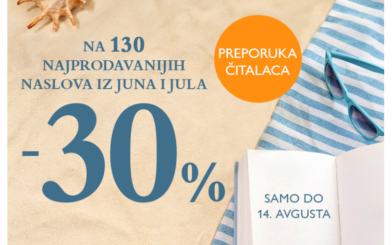Vulkanovi letnji hitovi na sniženju: Knjige koje su, prema oceni čitalaca, obeležile sezonu odmora