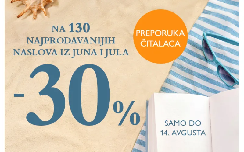 Vulkanovi letnji hitovi na sniženju: Knjige koje su, prema oceni čitalaca, obeležile sezonu odmora