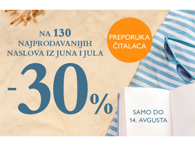 Vulkanovi letnji hitovi na sniženju: Knjige koje su, prema oceni čitalaca, obeležile sezonu odmora