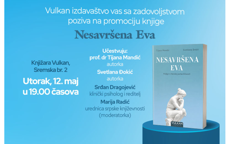 Pozivamo vas na promociju knjige Nesavršena Eva