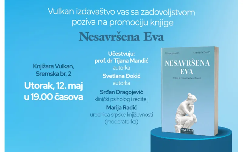 Pozivamo vas na promociju knjige Nesavršena Eva