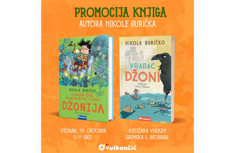 Promocija knjiga Nikole Đurička na Vulkanovom sajmu knjiga