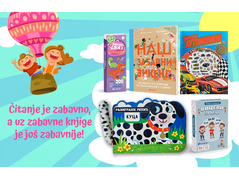 Prvi april donosi smeh i knjige: Dan čitanja zabavnih knjiga u znaku smešnih priča i aktivnosti
