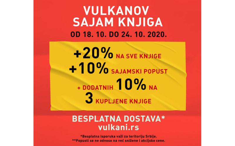 Neverovatni popusti na Vulkanovom sajmu knjiga!