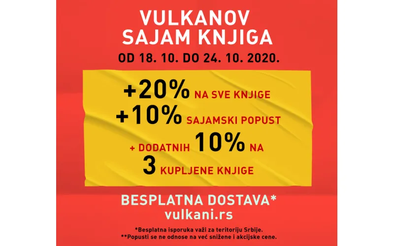 Neverovatni popusti na Vulkanovom sajmu knjiga!