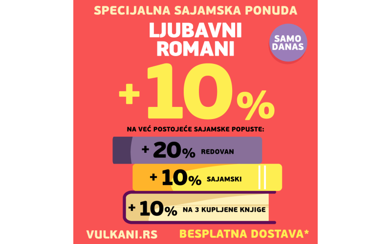 Ljubavni romani na specijalnoj sajamskoj akciji