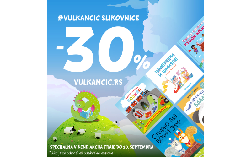 Neodoljive Vulkančić slikovnice na specijalnoj vikend akciji